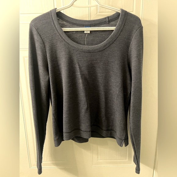 NWT Waffle Knit Crop Top - Picture 3 of 4